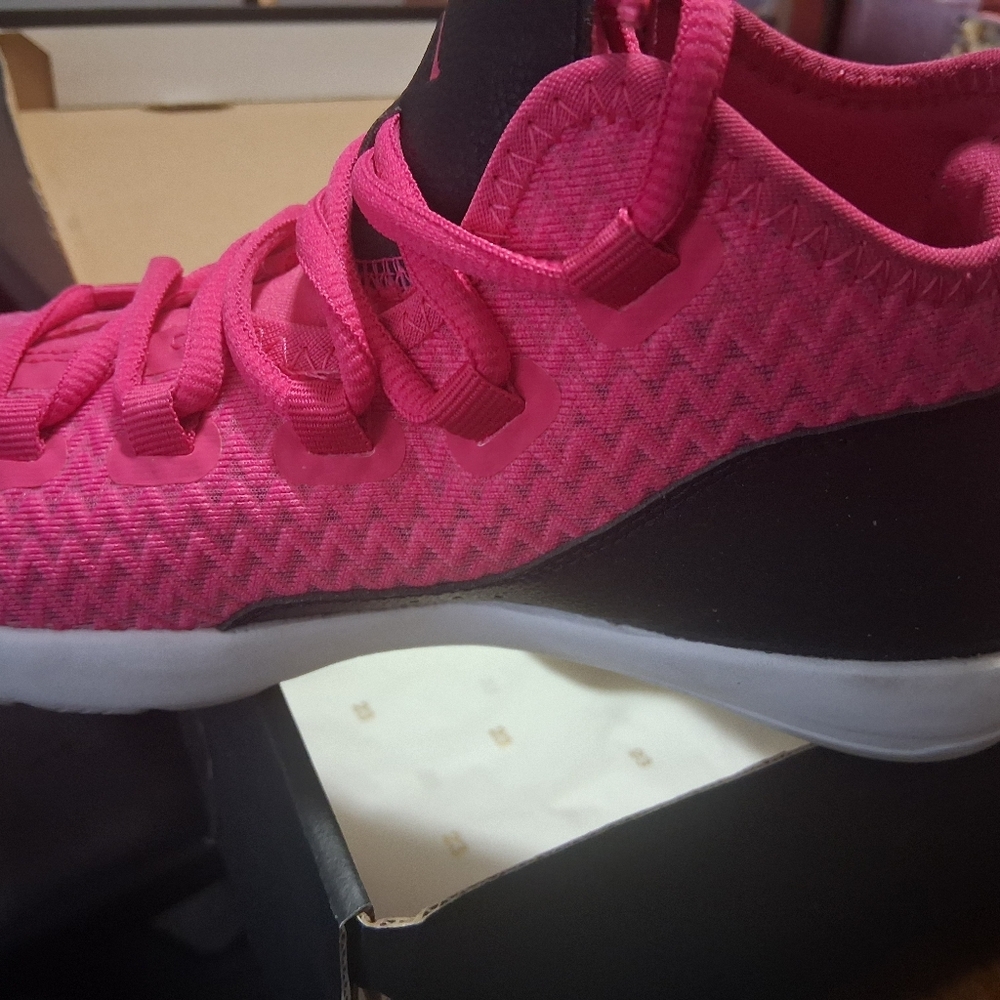 Pink and Black Women's Athletic Shoes
